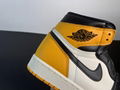 Air Jordan 1 Retro High OG AJ1 Joe 1 Black and yellow toes