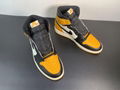 Air Jordan 1 Retro High OG AJ1 Joe 1 Black and yellow toes