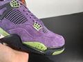 2022 new Air Jordan AJ4 Retro"Canyon Purple" Suede Clown men shoes women shoes 6