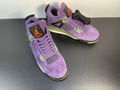 2022 new Air Jordan AJ4 Retro"Canyon Purple" Suede Clown men shoes women shoes