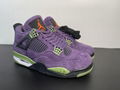 2022 new Air Jordan AJ4 Retro"Canyon Purple" Suede Clown men shoes women shoes