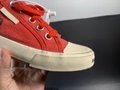            vintage canvas white red low top size 35-44 plus one size larger 13