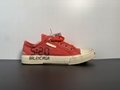 Balenciaga vintage canvas white red low top size 35-44 plus one size larger