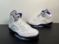 Air Jordan 5 White Zikang buckle