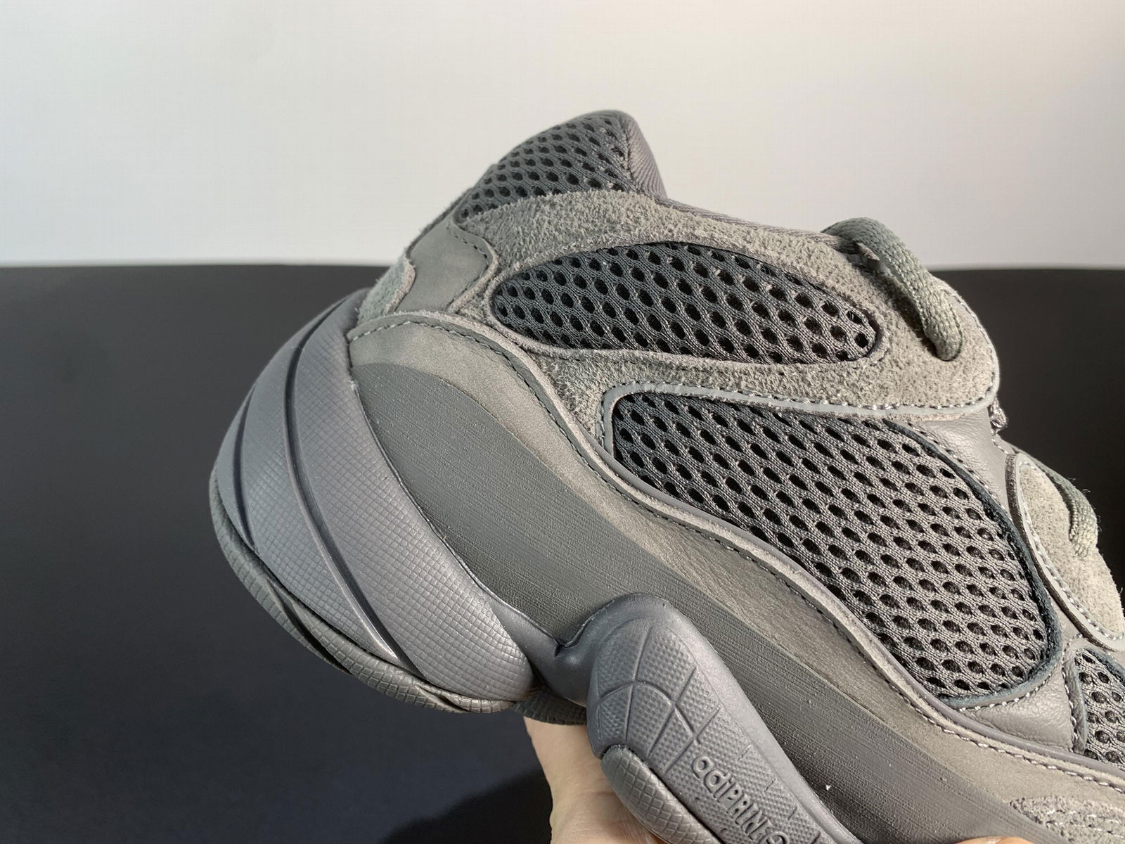 2022 new        Yeezy500 "Granite" Earth Gray sport shoes women  no. : GW6373 3