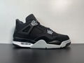 Air Jordan Retro "Olive Canvas" AJ4 Joe 4 Black grey Denim