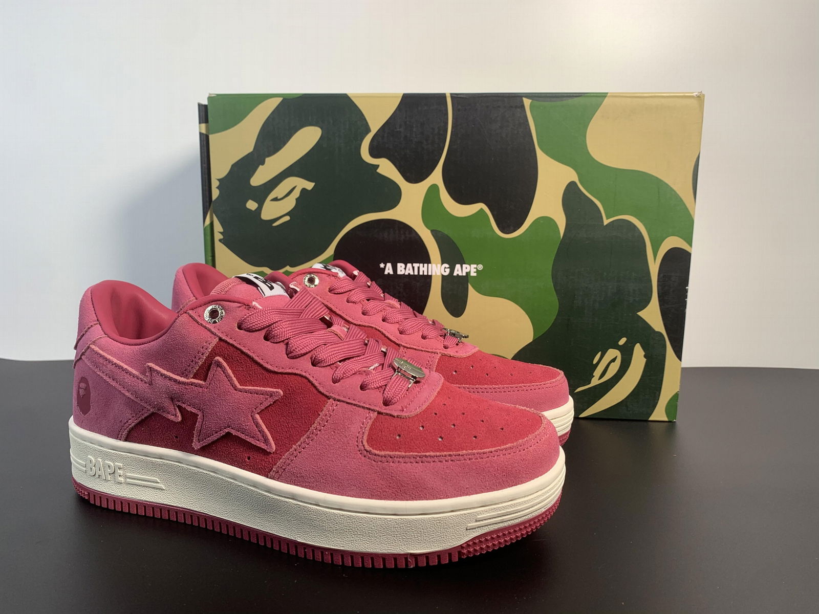 2022 OG BAPE SHOES Pure original Bape pink 36-46 SPORT SHOES WOMEN SHOES 5