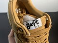 2022 new style bape shoes  Pure original BAPE wheat 36-46