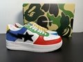 New Bape color  hot selling  shoes high quality women boots casual shoes