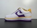 NIke Air Force 1 '07 Low "Purple gold Lakers NBA 75th Anniversary Limited" Air F