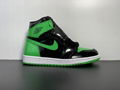 Aj1 black green patent leather 36-47.5 aj shoes nike shoes