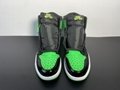 Aj1 black green patent leather 36-47.5 aj shoes nike shoes