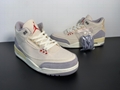 2022 og AJ SHOES Air Jordan 3 "Muslin" rice white shipping SPORT SHOES