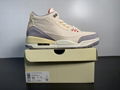 2022 og AJ SHOES Air Jordan 3 "Muslin" rice white shipping SPORT SHOES