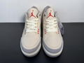 2022 og AJ SHOES Air Jordan 3 "Muslin" rice white shipping SPORT SHOES