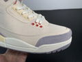 2022 og AJ SHOES Air Jordan 3 "Muslin" rice white shipping SPORT SHOES