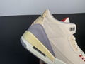 2022 og AJ SHOES Air Jordan 3 "Muslin" rice white shipping SPORT SHOES