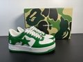 2022 BAPE SHOES Bape white and green shoes 40-45 pure original quality 9