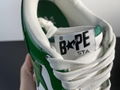 2022 BAPE SHOES Bape white and green shoes 40-45 pure original quality 13