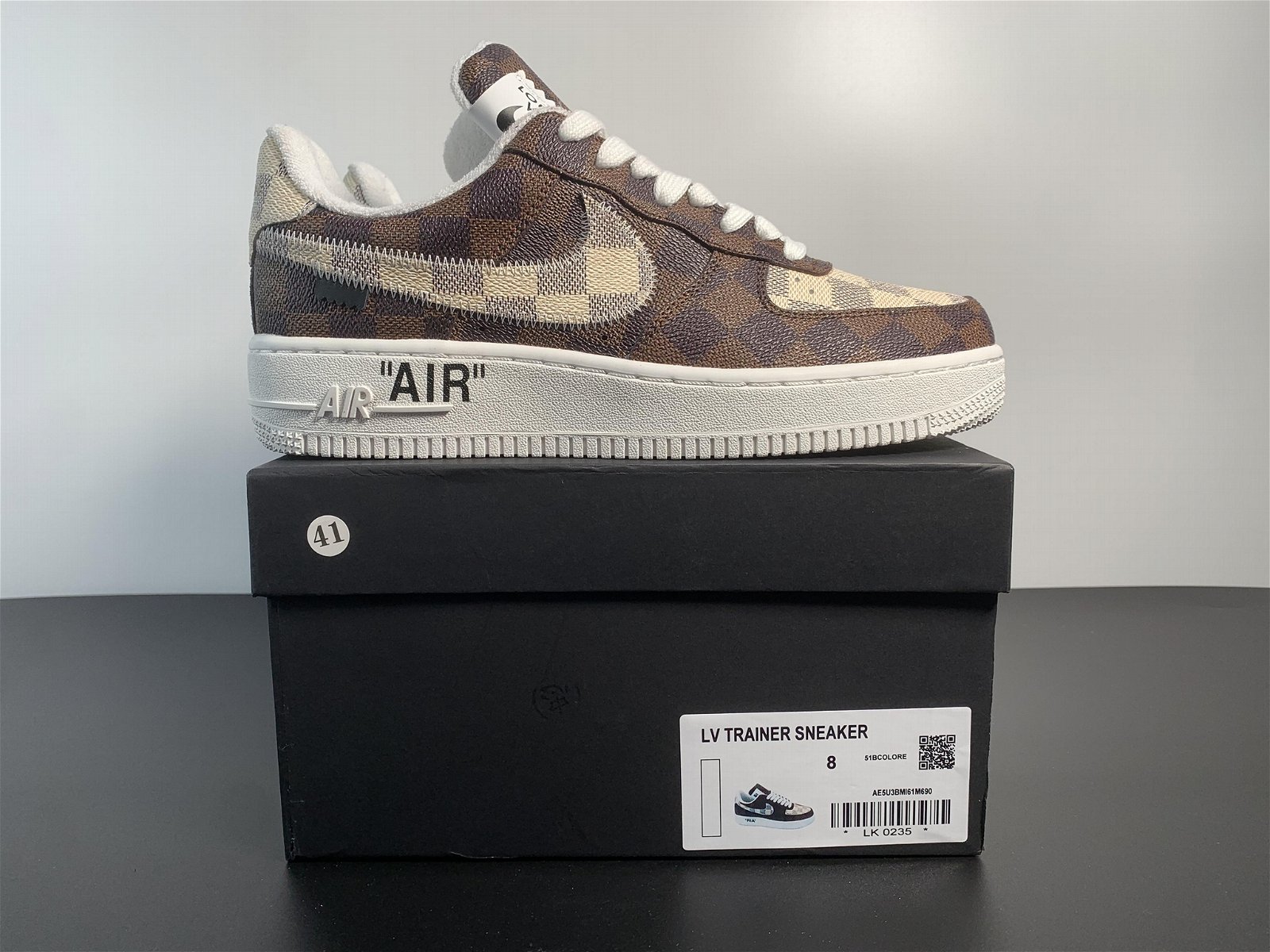 2022      shoes sport shoes NK Air Force 1 Low checkerboard 4
