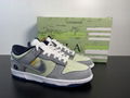 2022 NIKE Union LA X Nike Dunk Low Grey and green stitching joint casual board s