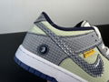 2022      Union LA X      Dunk Low Grey and green stitching joint casual board s 4