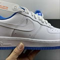      AIR FORCE 1  WHITE BLUE low-top casual  shoes DR9867-101    7