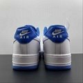      AIR FORCE 1  WHITE BLUE low-top casual  shoes DR9867-101    9