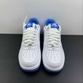      AIR FORCE 1  WHITE BLUE low-top casual  shoes DR9867-101    12