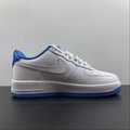      AIR FORCE 1  WHITE BLUE low-top casual  shoes DR9867-101    16