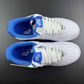      AIR FORCE 1  WHITE BLUE low-top casual  shoes DR9867-101    17