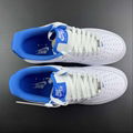 NIKE AIR FORCE 1  WHITE BLUE low-top casual  shoes DR9867-101   