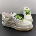      AIR FORCE 1 BEIGE /YELLOW GREEN Low top casual shoe NA2022-006 4