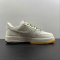 NIKE AIR FORCE 1 BEIGE /YELLOW GREEN Low top casual shoe NA2022-006