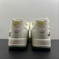 NIKE AIR FORCE 1 BEIGE /YELLOW GREEN Low top casual shoe NA2022-006