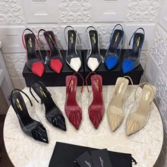 2022 new     heel shoes Yves Saint Laurent Slingback     34-43