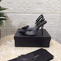 2022 new YSL heel shoes Yves Saint Laurent Slingback YSL 34-43