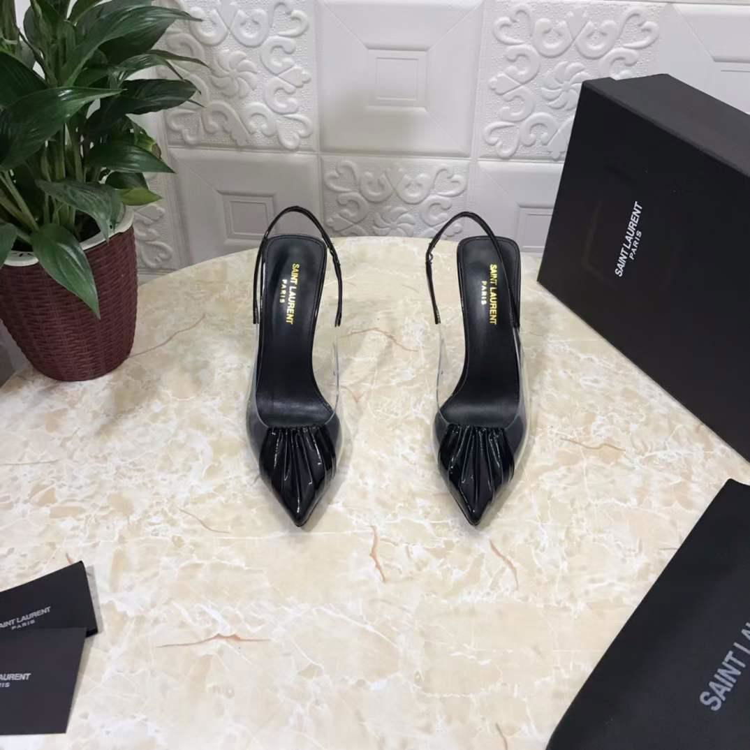 2022 new     heel shoes Yves Saint Laurent Slingback     34-43 12