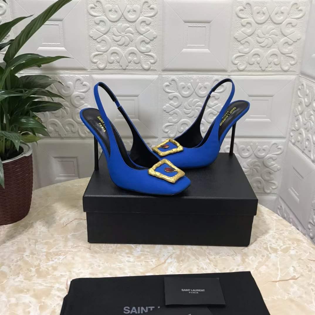 2022 new top     high heel shoes Yves Saint Laurent Slingback     34-43 2