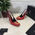 2022 new top YSL high heel shoes Yves Saint Laurent Slingback YSL 34-43