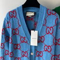 New double G pattern cardigan sweater completely no resistance is too beautiful 