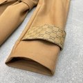 2022 new Gucci women's long coat in sheep skin ➕ worsted fabric women coat