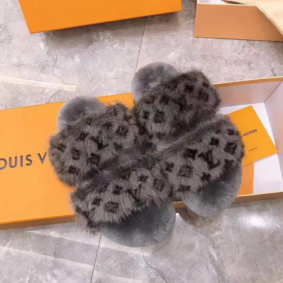 2022     inter  new mink slippers for women 35-40 size 4 color optional 3