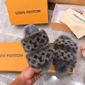 2022 LV winter  new mink slippers for women 35-40 size 4 color optional