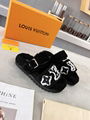 2022 lv slipper shoes LV winter new slippers for women 35-40 size 4 color option