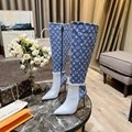 LV2022 winter new boots women's shoes heel high 10cm 35-41 size (34.42 custom do 7