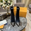 LV2022 winter new ankle boots women's shoes heel height 10cm 35-41 size (34.42 c