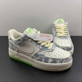 2022 nike Corporate class lv AIR FORCE1 low-top casual board shoes CW1888-716