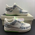 2022 nike Corporate class lv AIR FORCE1 low-top casual board shoes CW1888-716