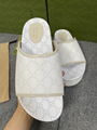 2022 Gucci shoes New men's and women's slippers 36-46 size 3 color options